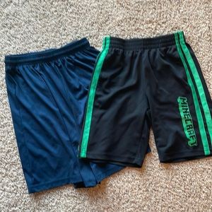 Kids athletic Shorts- Minecraft too